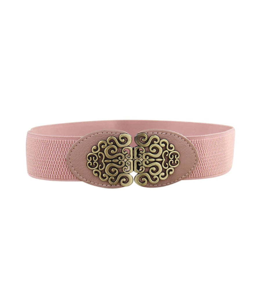 YouBella Jewellery Celebrity Inspired Adjustable Kamarband Waist Belt for Women/Girls (YB_Belt_50) (Pink), Large